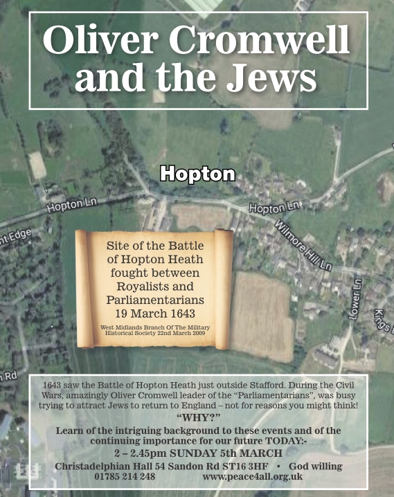 Map showing Hopton with information about the special presentation