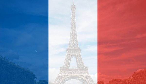 Eiffel Tower & tricoleur